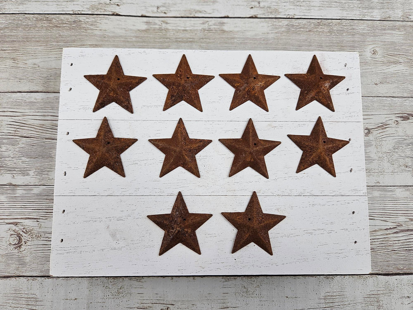 Rusty Barn Stars= Set of 12