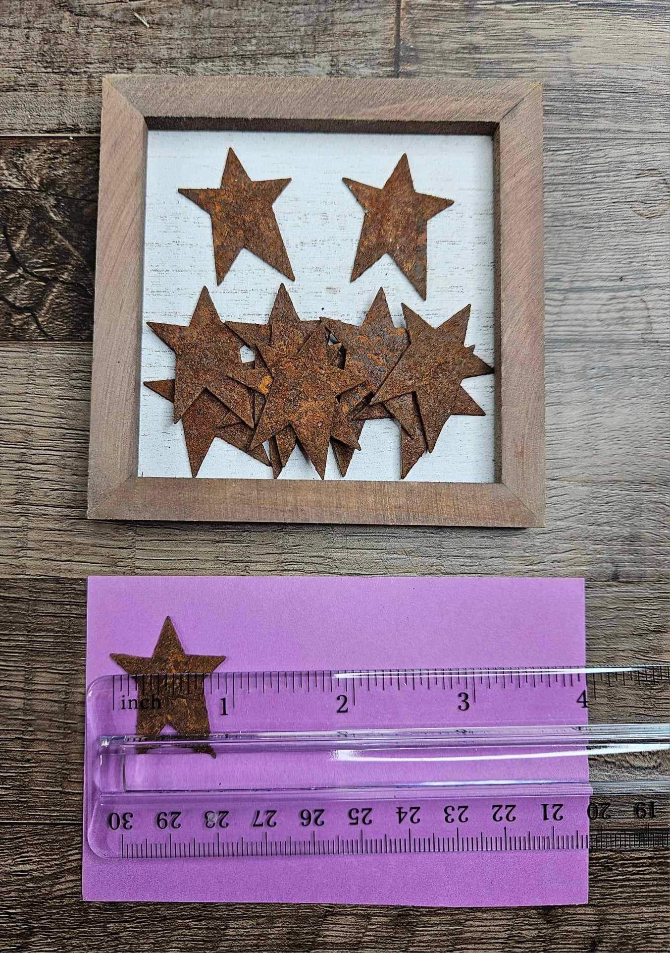 Rusty Primitive Stars - Set of 12