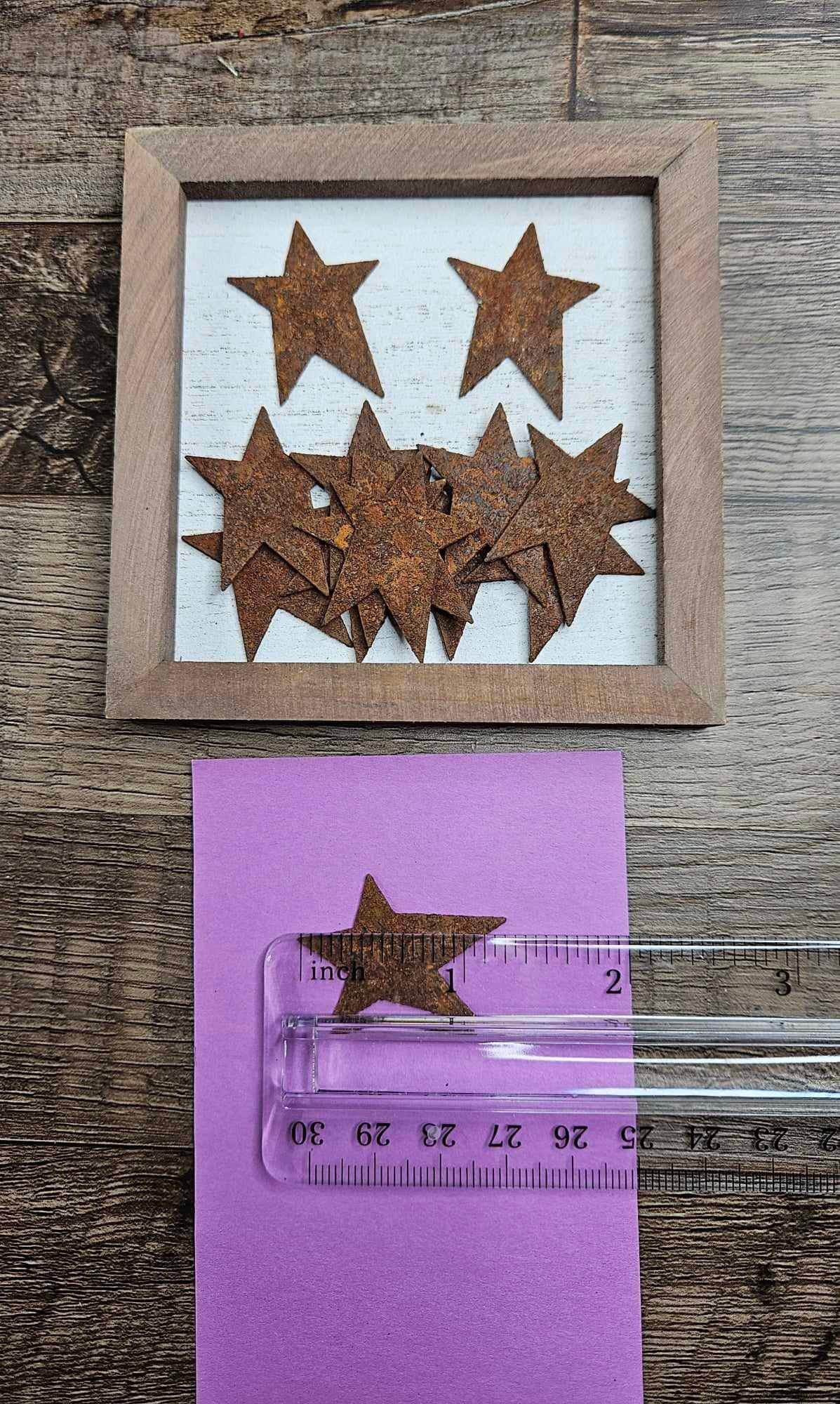 Rusty Primitive Stars - Set of 12