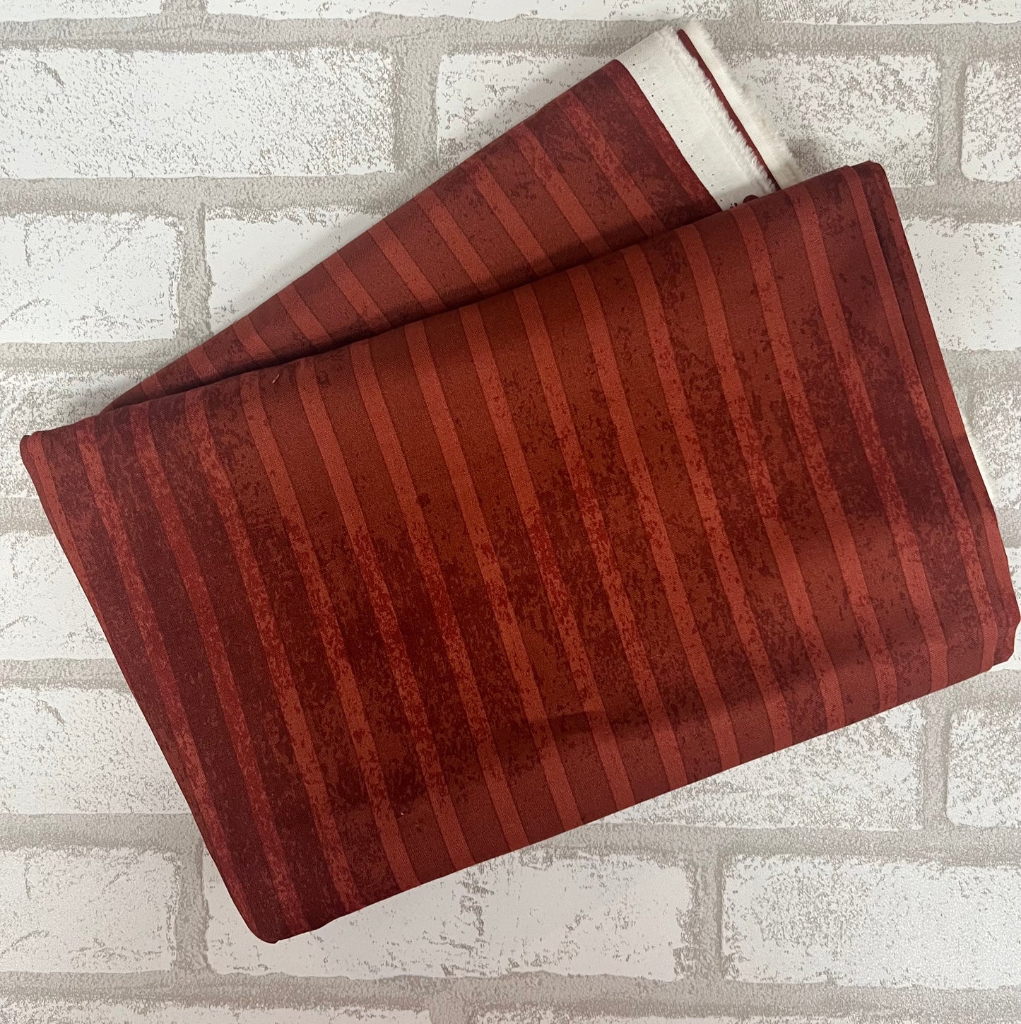 Red striped fat quarter fabric from Riley Blake Kringle Collection by Teresa Kogut