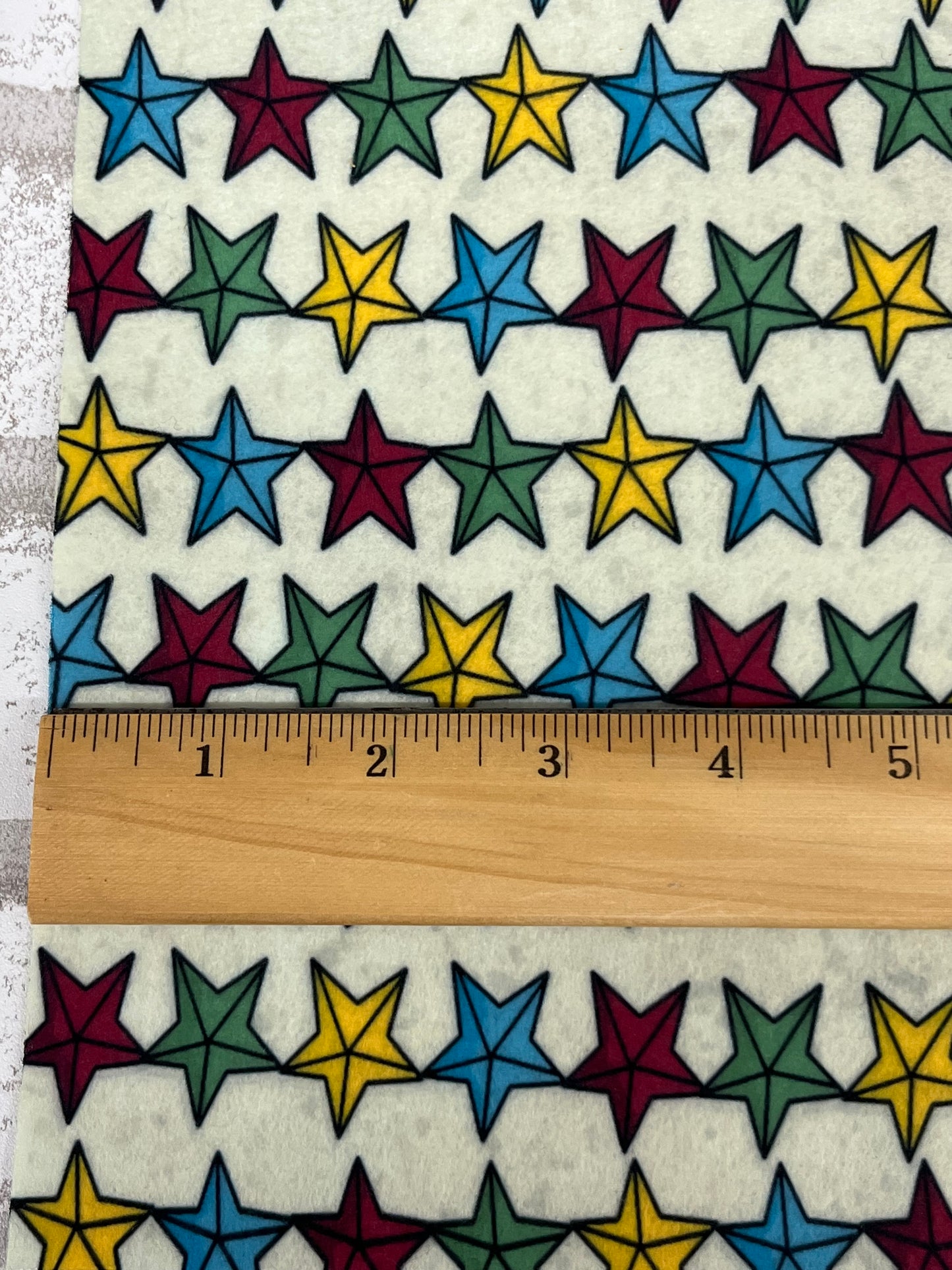 Barn Star Bash patterned Felt Sheets  - Homestead Collection