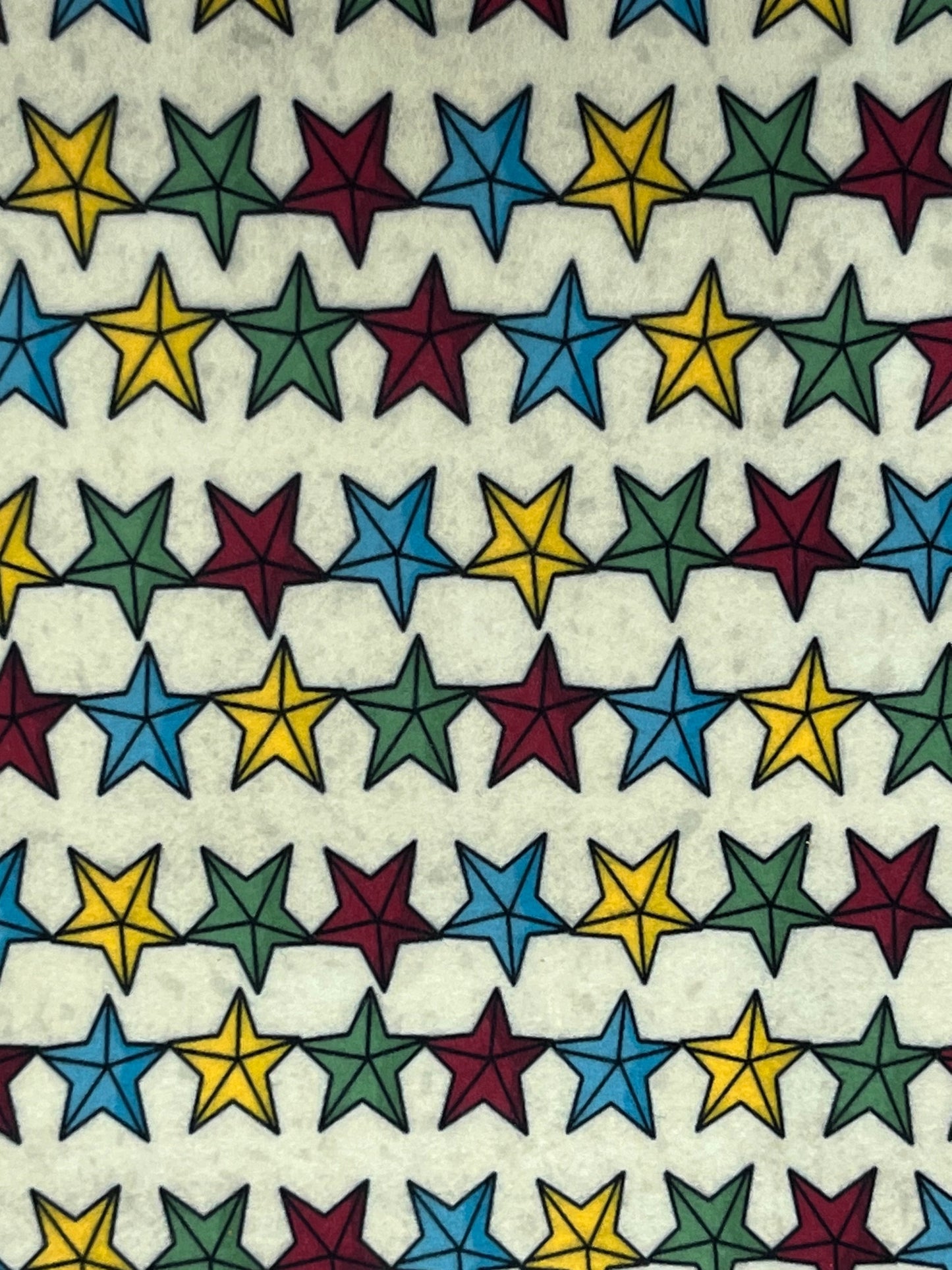 Barn Star Bash patterned Felt Sheets  - Homestead Collection