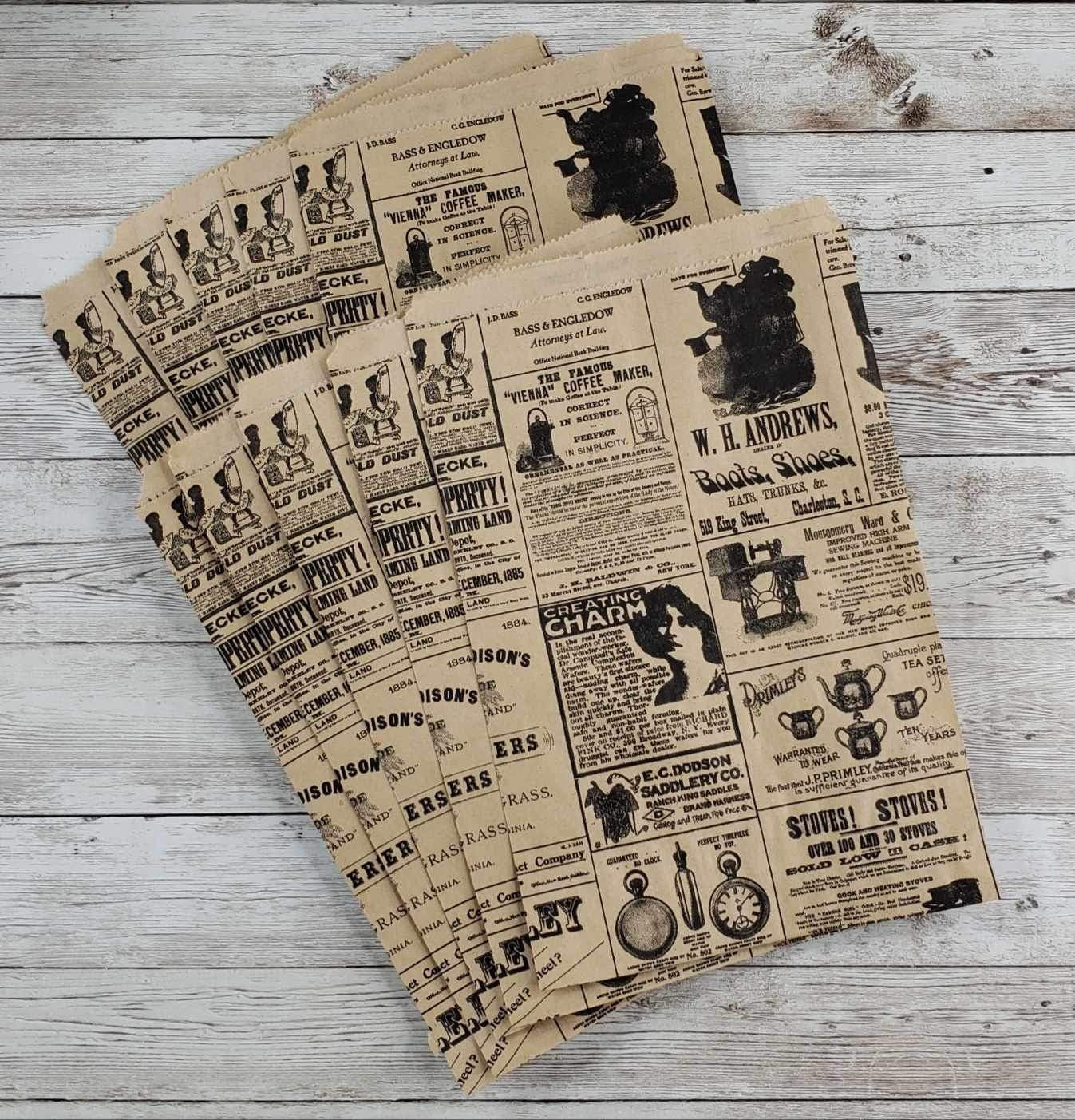 Ephemera Bags for Paper Crafts!