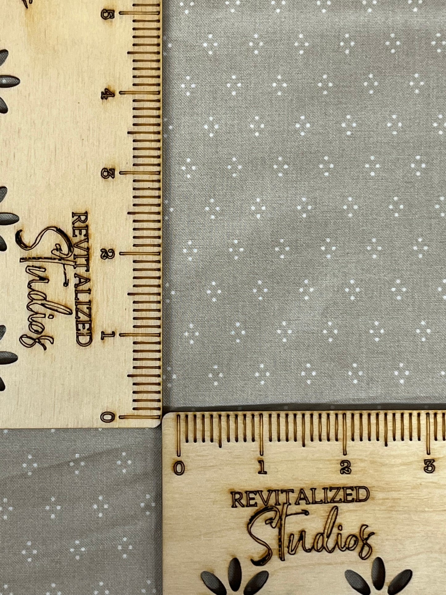 A fabric fat quarter from the Albion Collection by Amy Smart for Riley Blake, featuring a greige color with a small dots