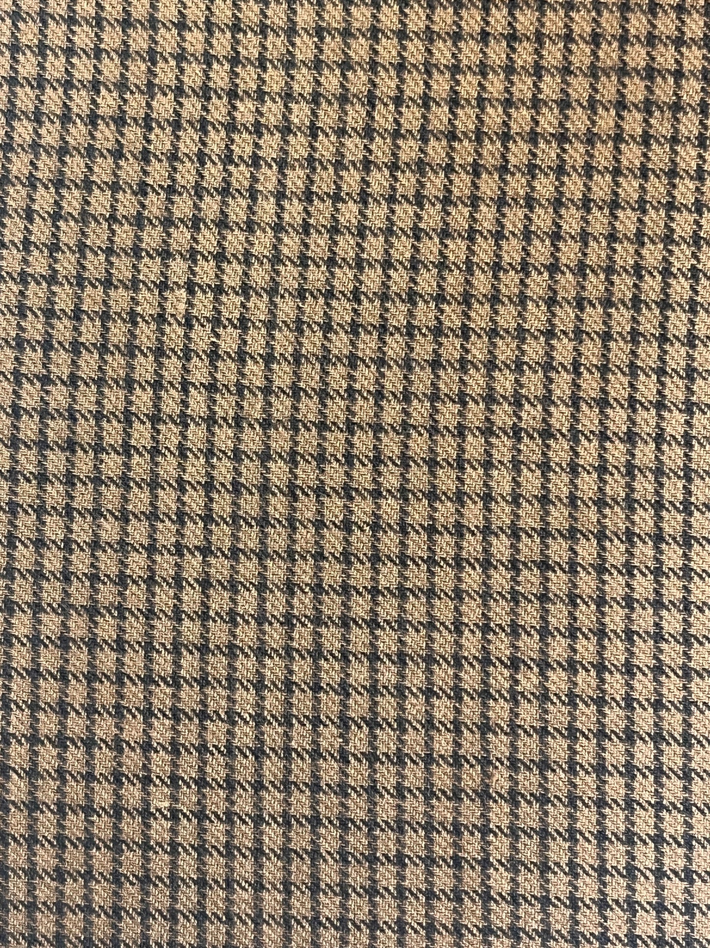 Homespun Fabric Fat Quarter Andover Fabrics Brown with Black check!