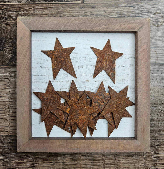 Rusty Primitive Stars - Set of 12