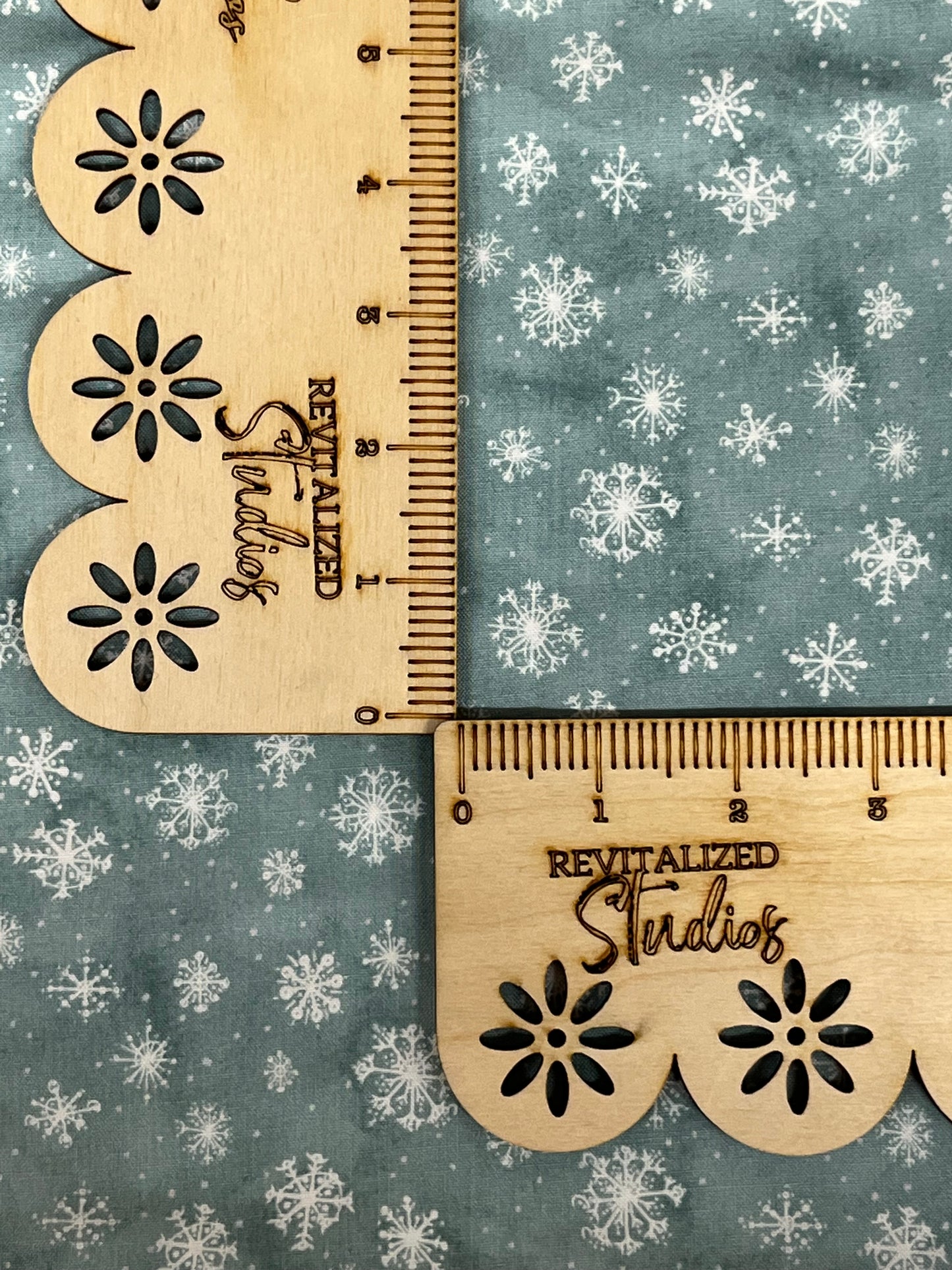 Fabric Fat Quarter Christmas Snowflakes on Blue OOP Friendly Gatherings by Michael Daris!