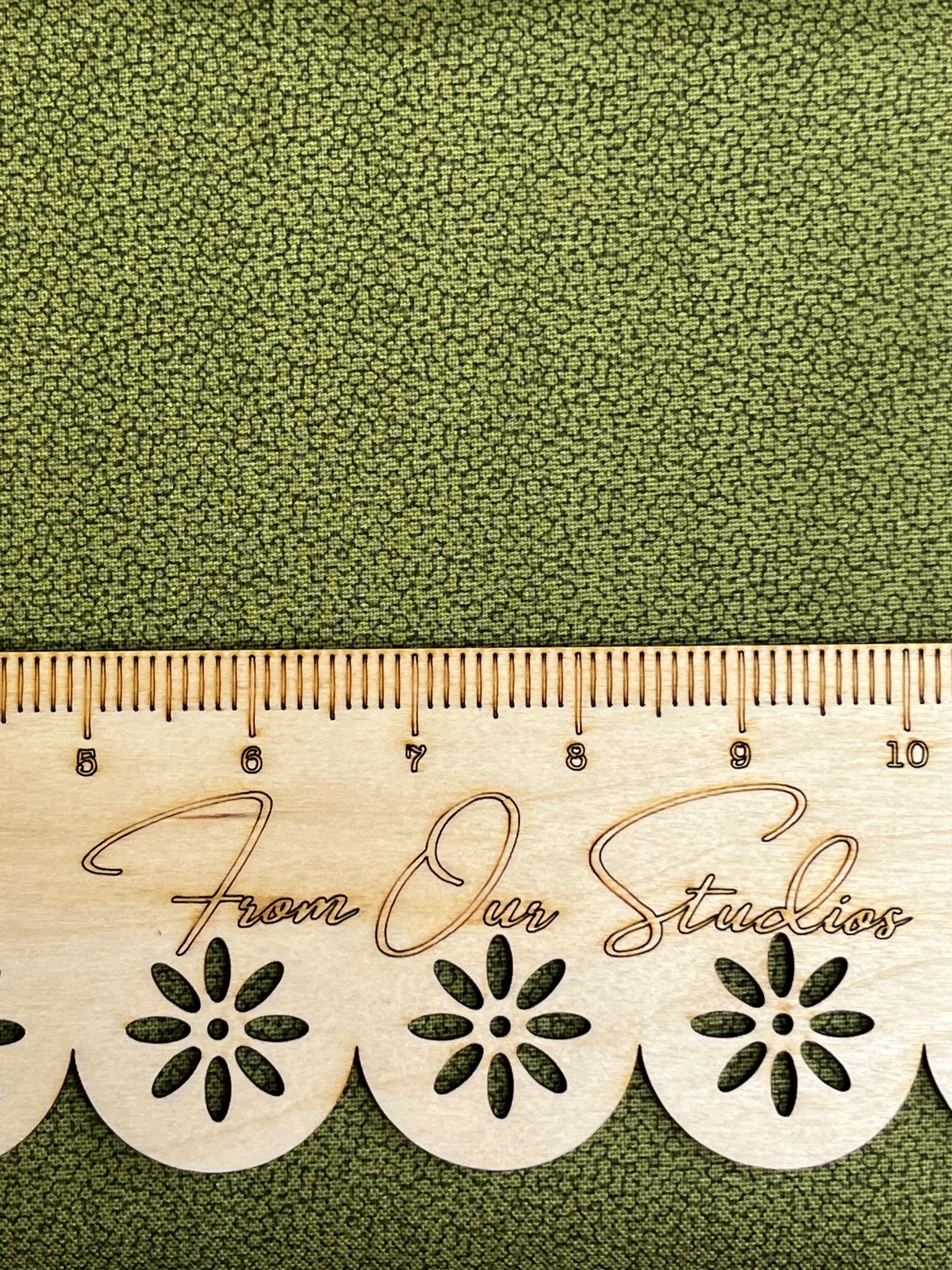 Subtle tonal green fabric fat quarter by Waverly Inspirations, 100% cotton for quilting, doll making, and creative projects