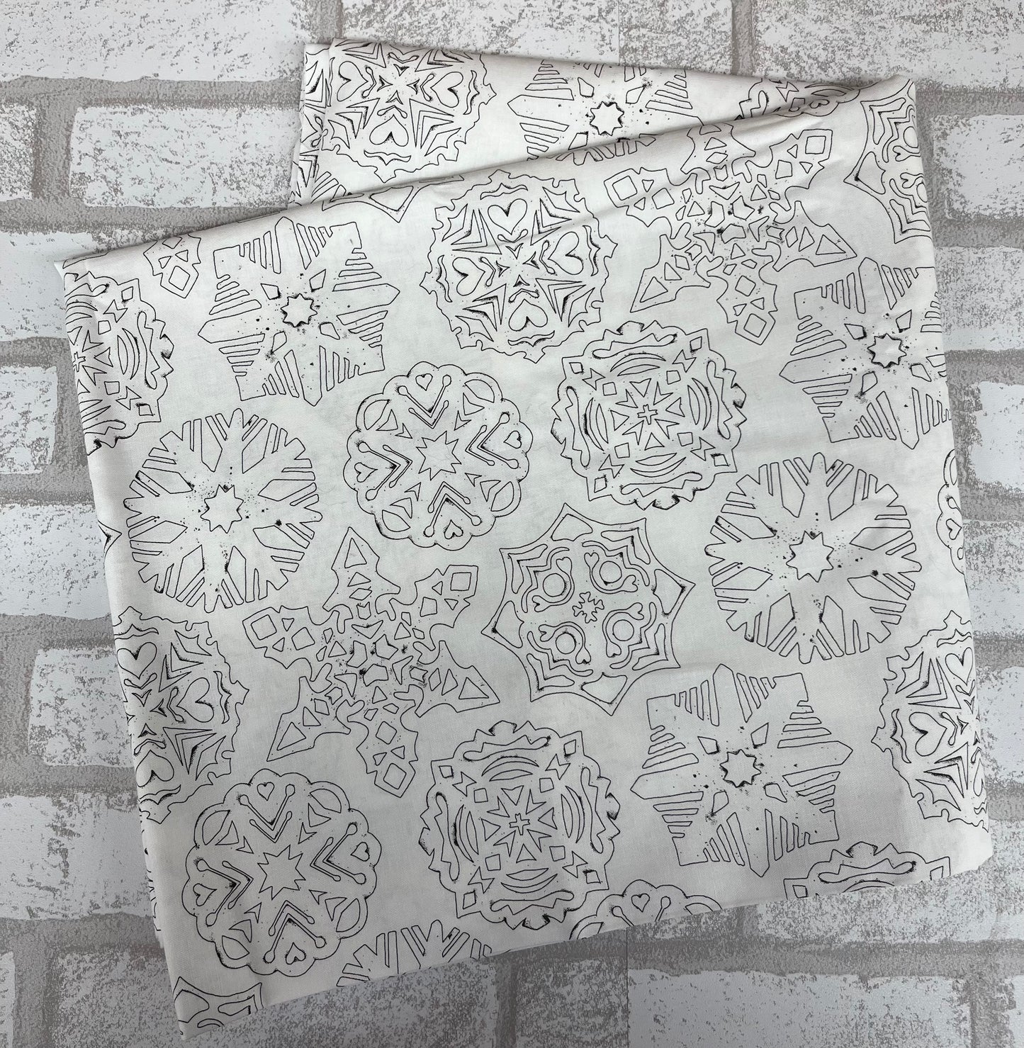 Fat Quarter Fabric Riley Blake Designs White As Snow! J. Wecker Frisch