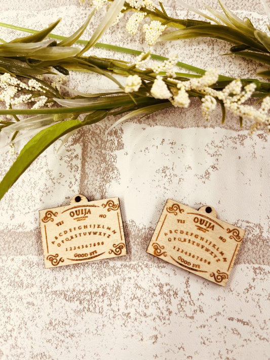 Wood Earring Blanks Ouija Board.